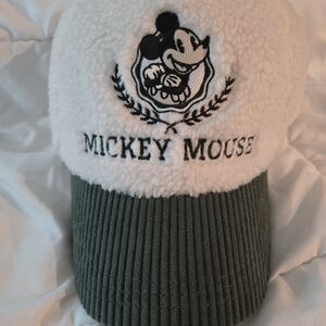 Mickey MouseWhite and Green Cap